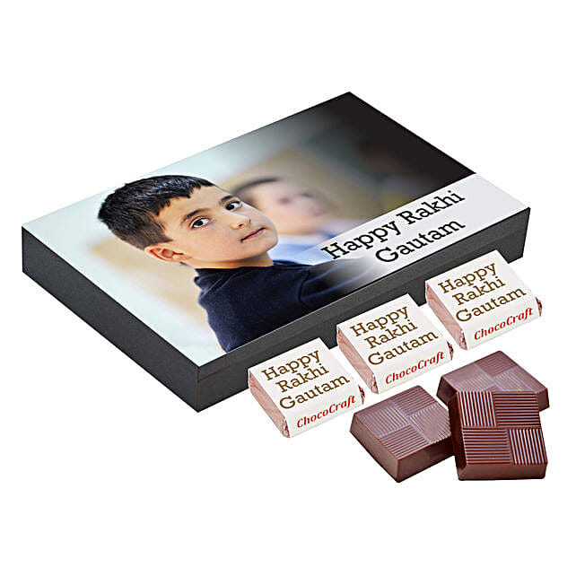 Buy/Send Personalised Rakhi Chocolate Gift Box Online- FNP