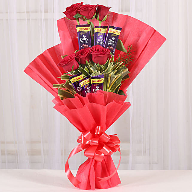 Buy/Send Chocolate Rose Bouquet Online- FNP