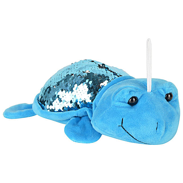 Buy/Send Cute Tortoise Plush Soft Toy- Blue Online- FNP