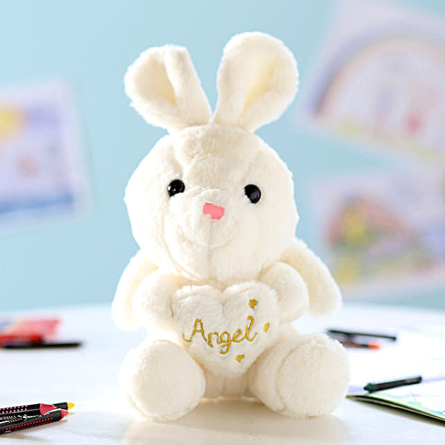 Buy/Send Hanging Angel Rabbit Soft Toy Online- FNP