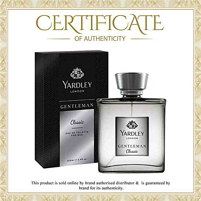 Yardley Classic Men Perfume Buy/Send Yardley Gentleman Classic EDT