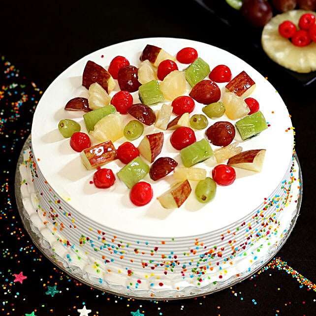 Buy/Send Fresh Fruit Vanilla Cake Online- FNP