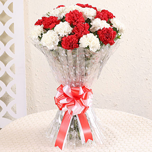 Send Carnations Buy/Send Bright Bouquet Of Carnations Online- FNP