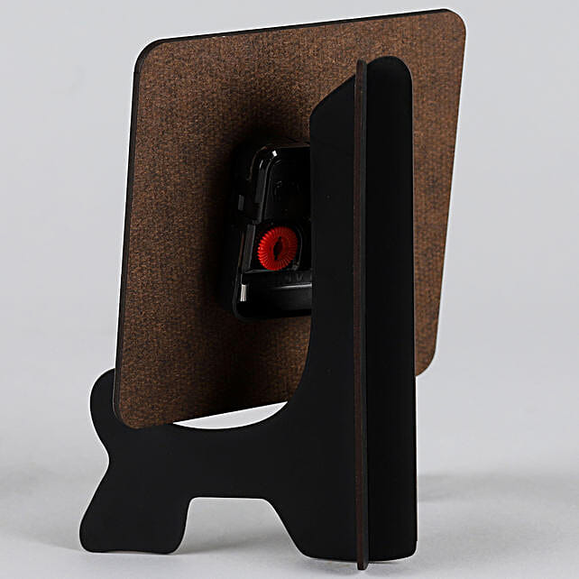 personalised table clock for dad