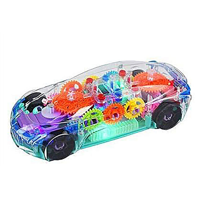 Buy/Send Transparent Racing Car Online- FNP