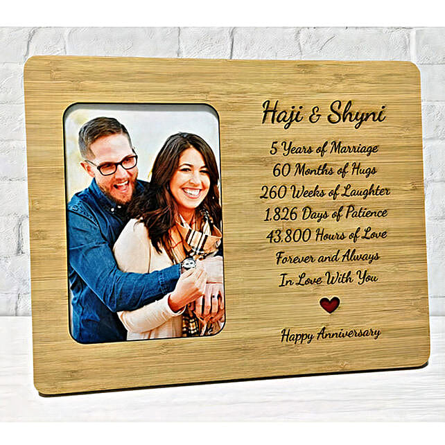 Buy/Send Personalised Name & Message Pixel Photo Frame Online- FNP