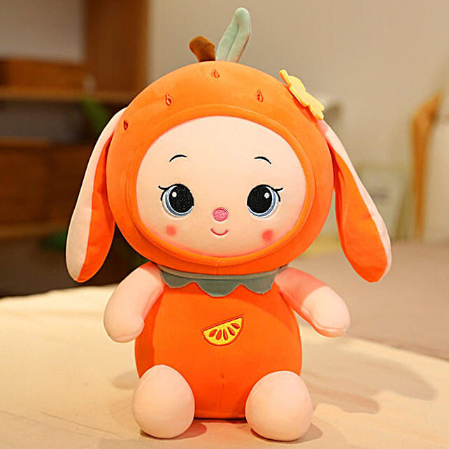 Buy/Send Fruit Bunny Orange Soft Toy Online- FNP