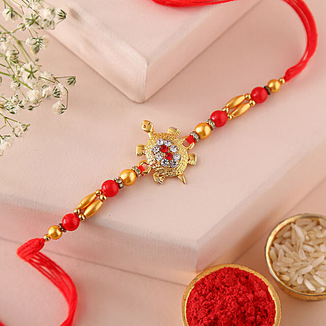 Buy/Send Sneh Good Wishes Turtle Rakhi Online- FNP