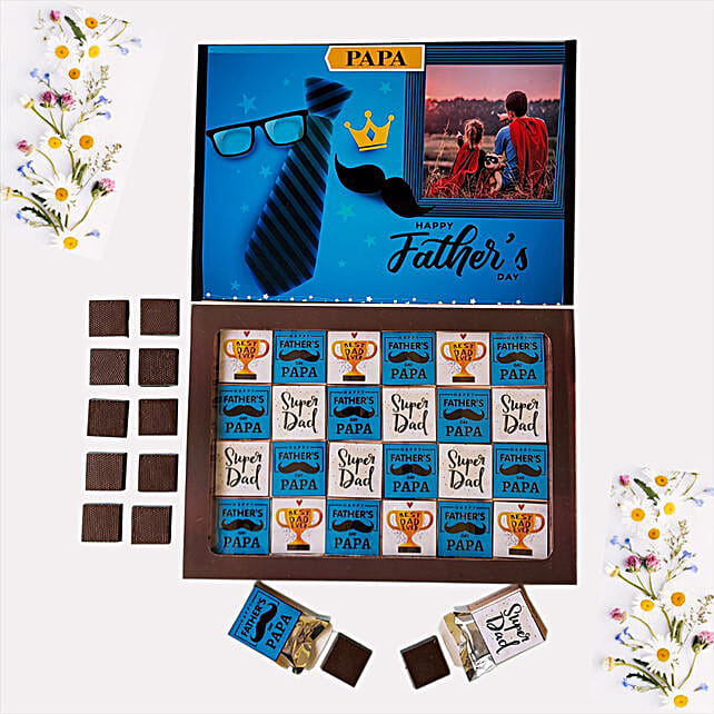 Buy/Send Personalized Fathers day Chocolate Gift Box Online- FNP