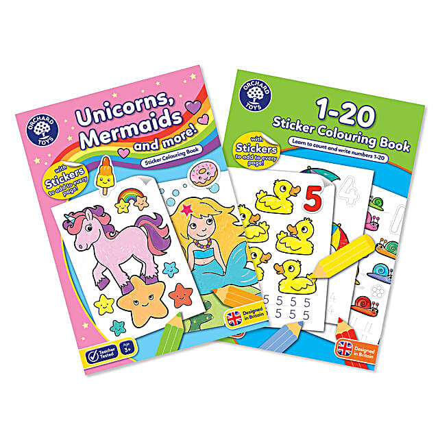 Buy/Send Cute Illustrations Colouring Book Set Online- FNP