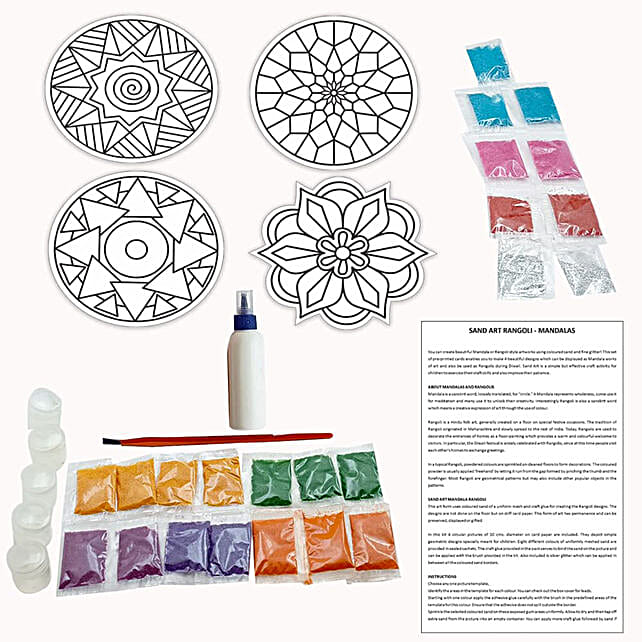 Buy/Send Toykraft Sand Art Rangoli Mandalas Gift Kit Online- FNP