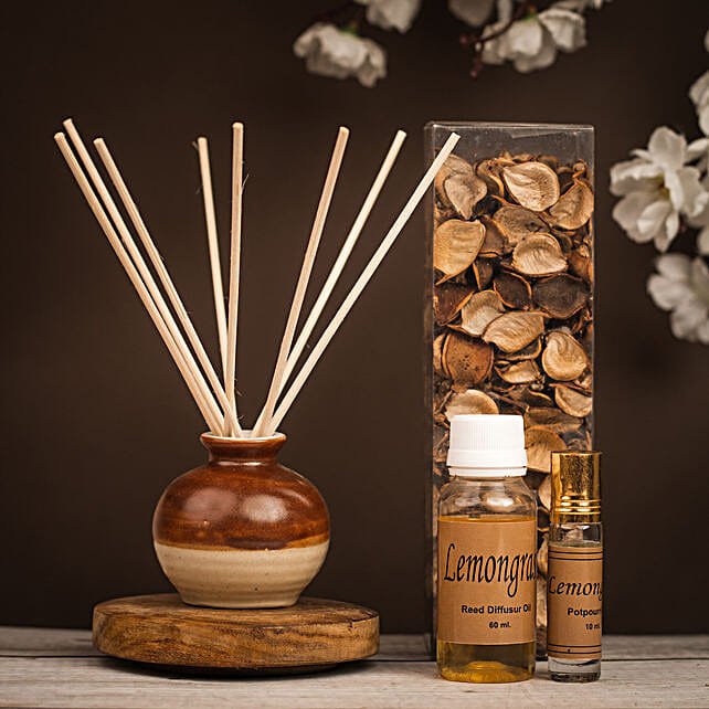 Buy/Send AuraDecor Elegant Reed Diffuser Gift Set Online- FNP