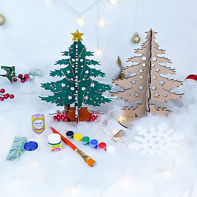 Buy Send Fun Diy Christmas Tree Gift Kit Online Fnp