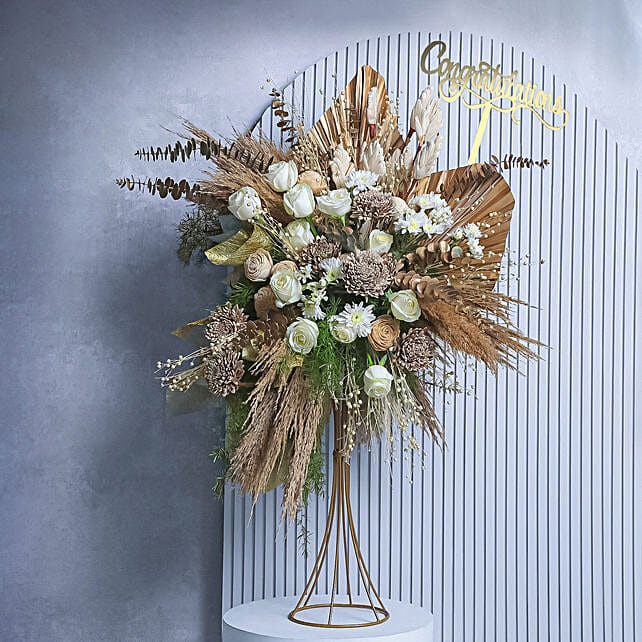 Rustic Roses N Daisies Warm Greetings
