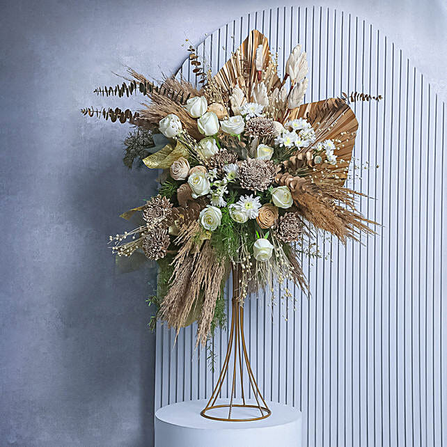 Rustic Roses N Daisies Warm Greetings