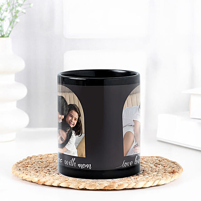 Personalised Love Begins With Mom Gift Mug