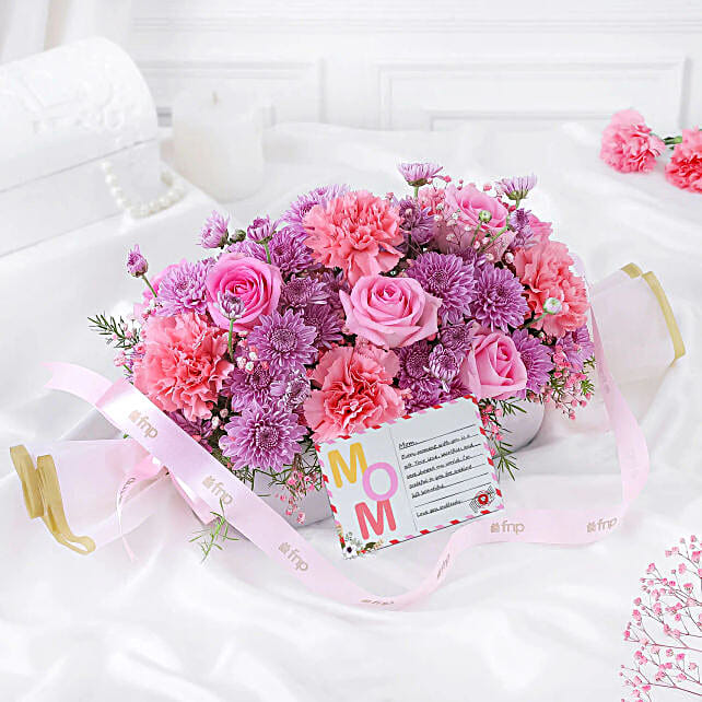 Sweet Mothers Love Rose Arrangement