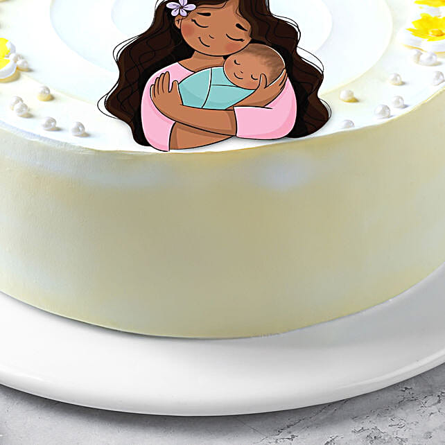 Butterscotch Cream Cake for Mom  Half Kg
