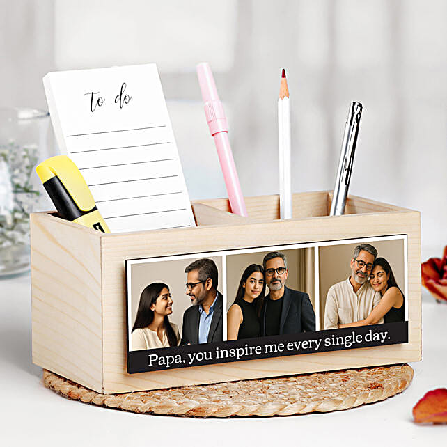 Custom Twin Slot Organiser for Dad