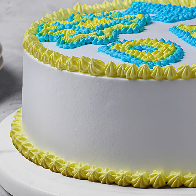 Butterscotch Eggless Cream Cake for Cool Dad  500g
