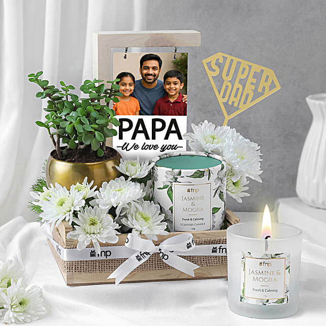 Dads Day Delight Photo Gift Box
