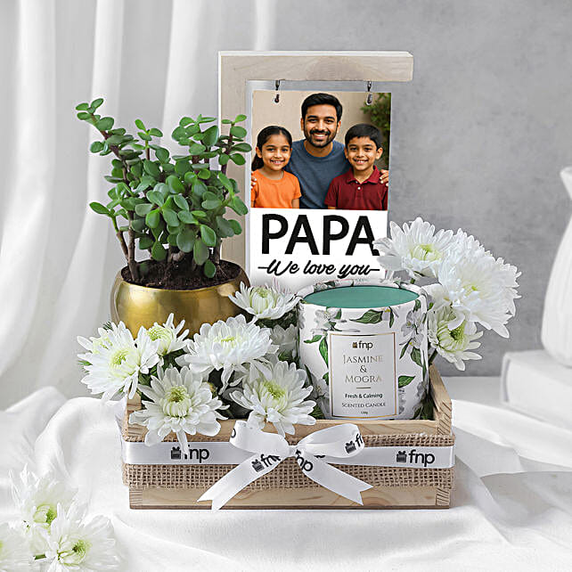 Dads Day Delight Photo Gift Box