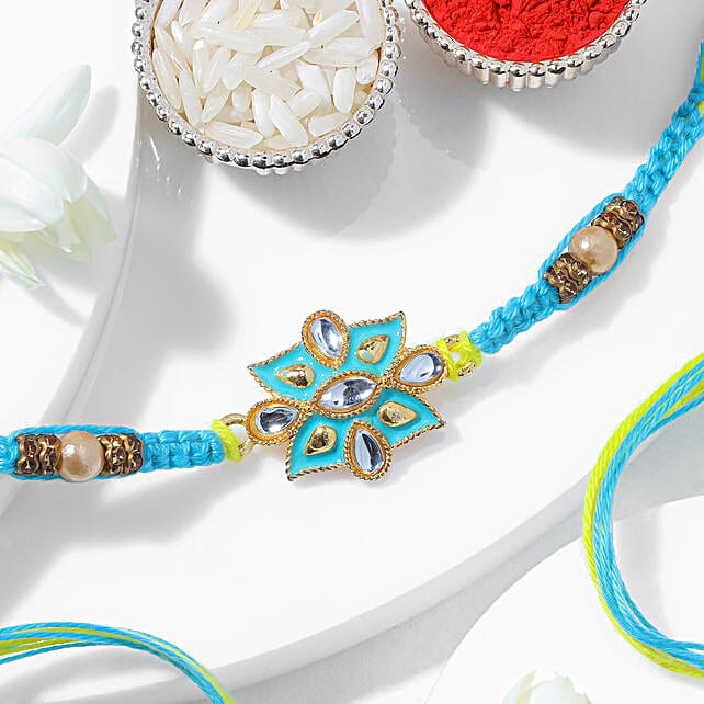 Jewel of Brotherhood Pendant Rakhi