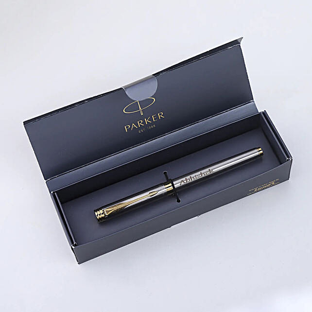 Elegant Strokes Parker Pen and Rakhi Set