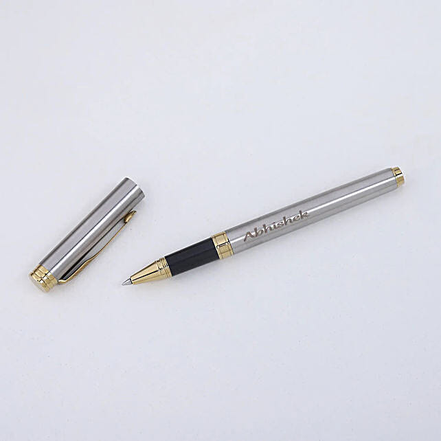 Elegant Strokes Parker Pen and Rakhi Set