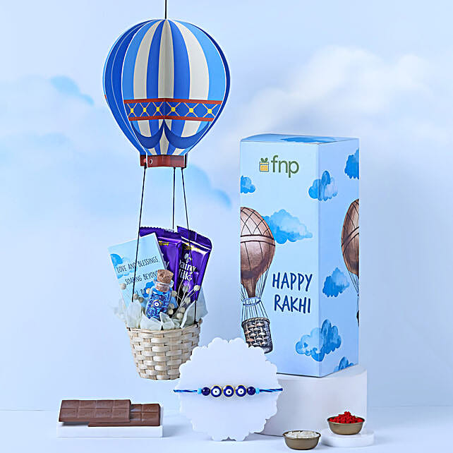 Feng Shui Charm Rakhi N Choco Hamper