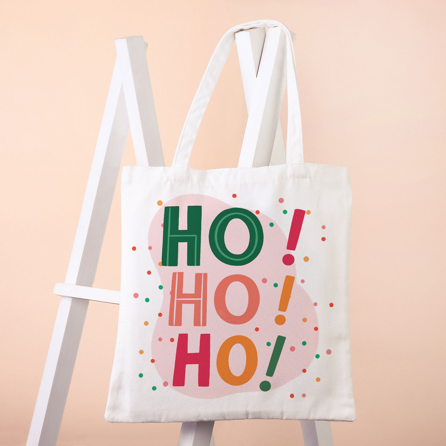 thumbnail image 2 of JOYIN 12 PCS 13.75" " Christmas Large Tote Bags Holiday Reusable Grocery ... For Sale Online 2 of 12