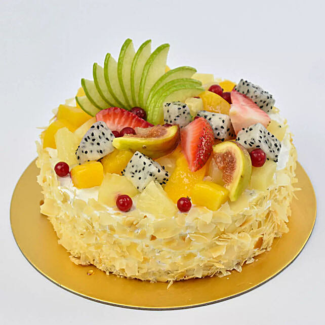 Fresh Fruit Cake qatar | Gift Fresh Fruit Cake- FNP
