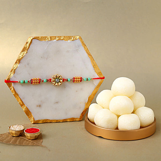 Flower Rasgulla Sneh Trendy Flower Rakhi & Rasgullas singapore | Gift Sneh Trendy ...