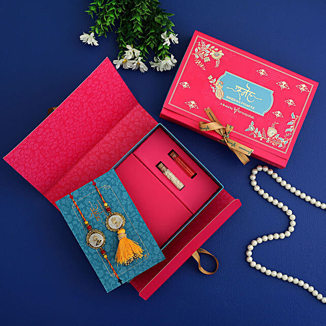 Silver Coin Premium Lumba Rakhi Set With Healthy Almonds Exp usa | Gift ...